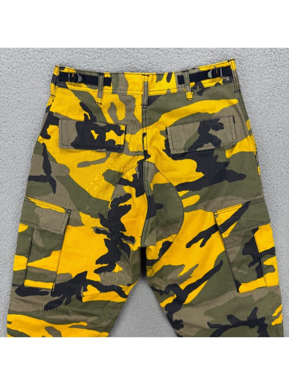 Rothco BDU Pants Mens Small Yellow Camo Cargo Military Army Tactical Vintage Y2K